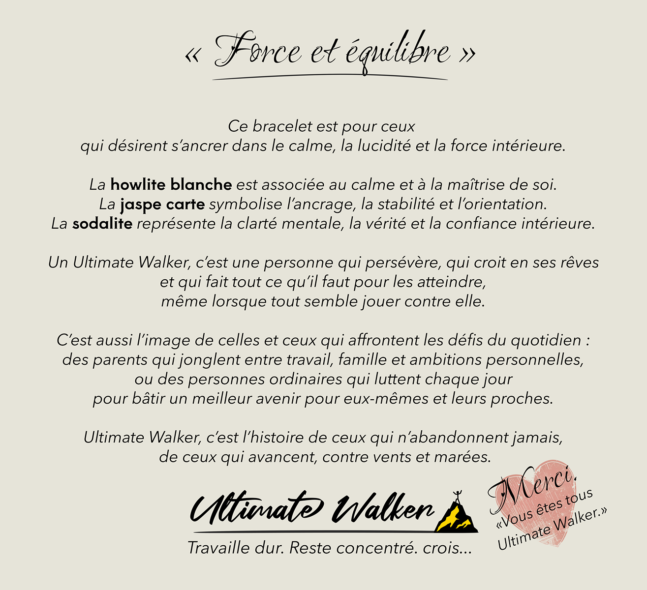 Bracelet homme en pierres naturelles – Howlite, Jaspe carte et Sodalite - Ultimate Walker Ultimate Walker inc.