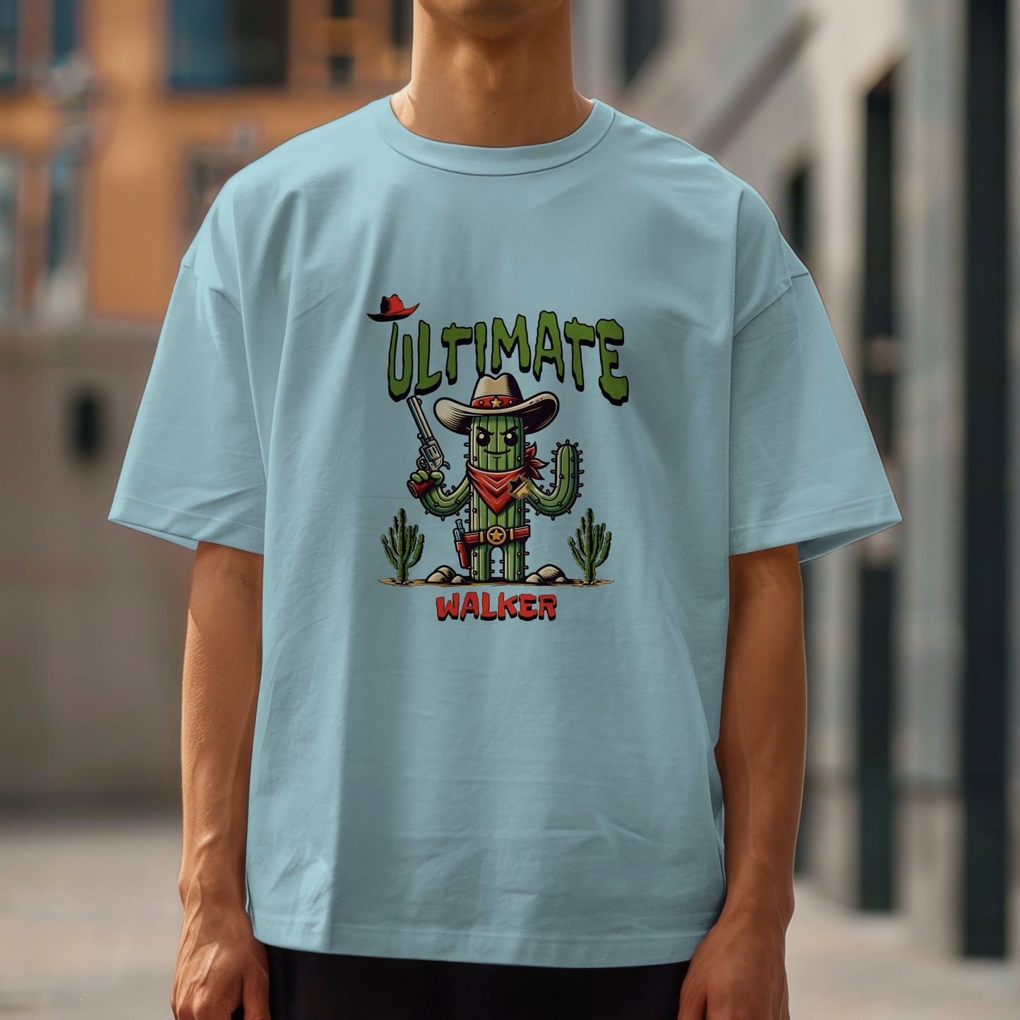 Chandail enfant / coton bio / Le cowboy cactus / Ultimate Walker Ultimate Walker inc.