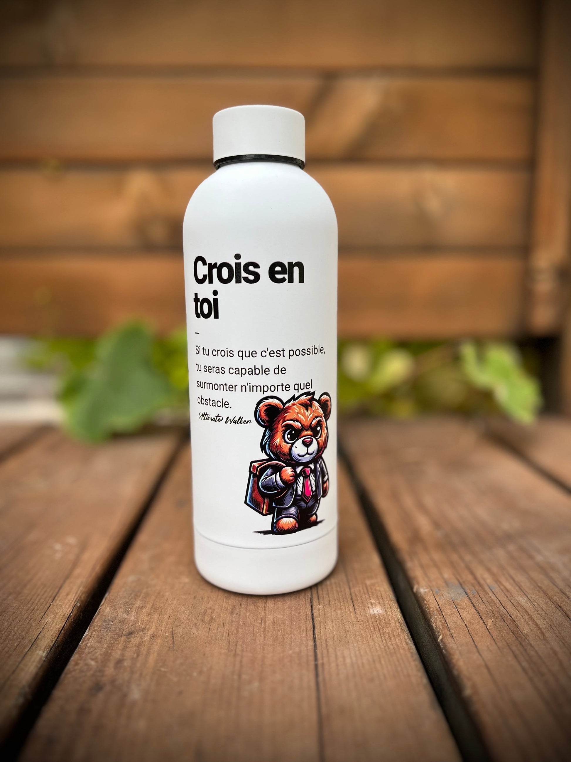 Bouteille d'eau 500 ml / acier inoxydable / Ultimate Walker Ultimate Walker inc.