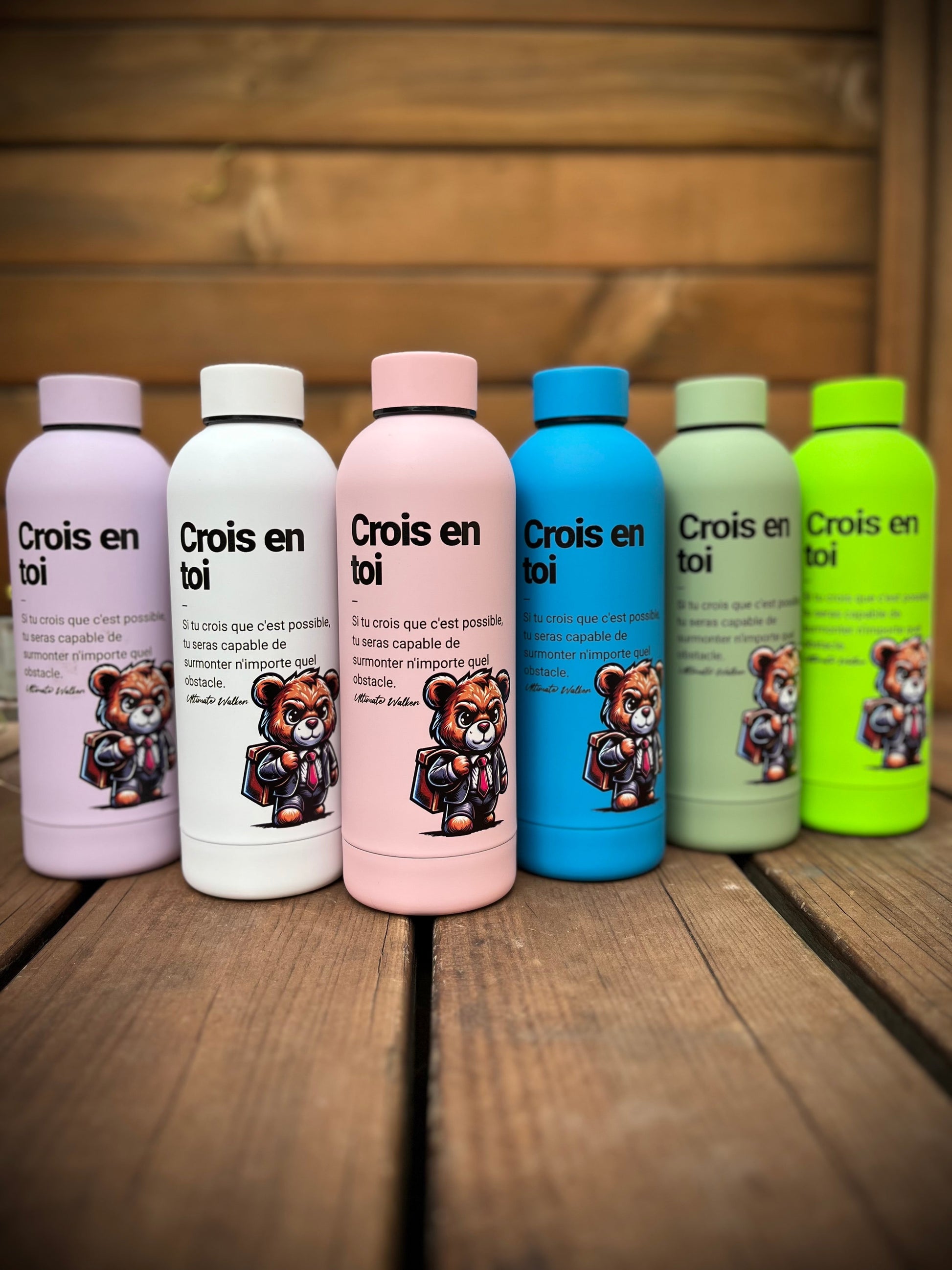 Bouteille d'eau 500 ml / acier inoxydable / Ultimate Walker Ultimate Walker inc.