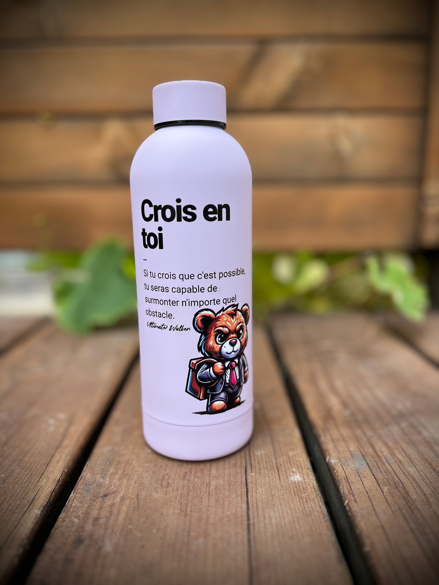 Bouteille d'eau 500 ml / acier inoxydable / Ultimate Walker Ultimate Walker inc.