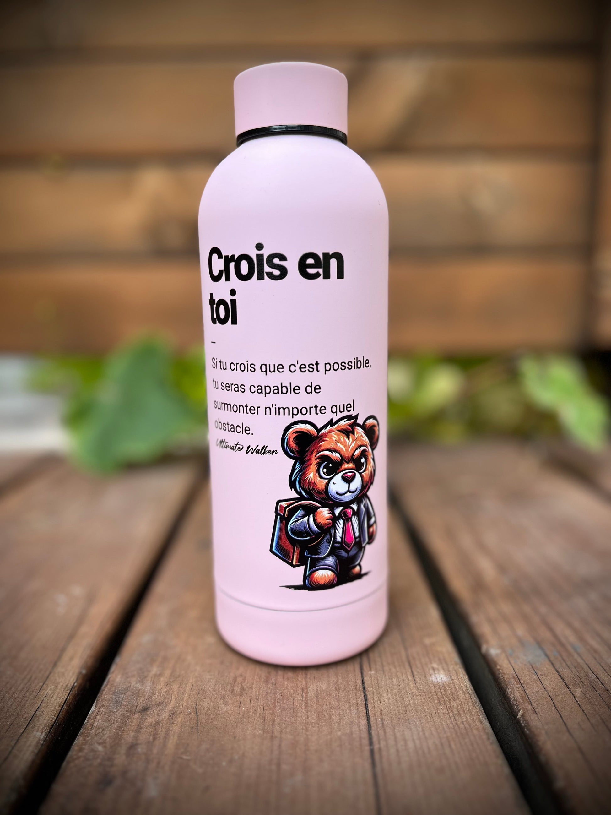 Bouteille d'eau 500 ml / acier inoxydable / Ultimate Walker Ultimate Walker inc.