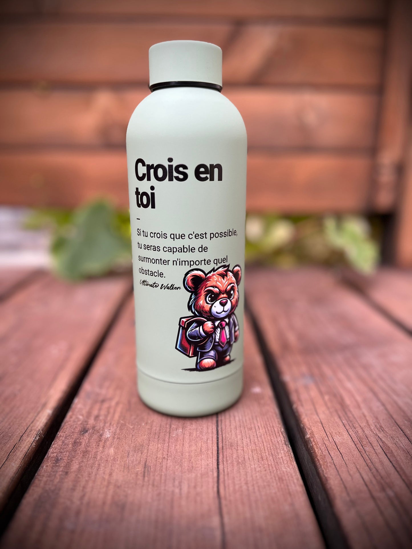 Bouteille d'eau 500 ml / acier inoxydable / Ultimate Walker Ultimate Walker inc.