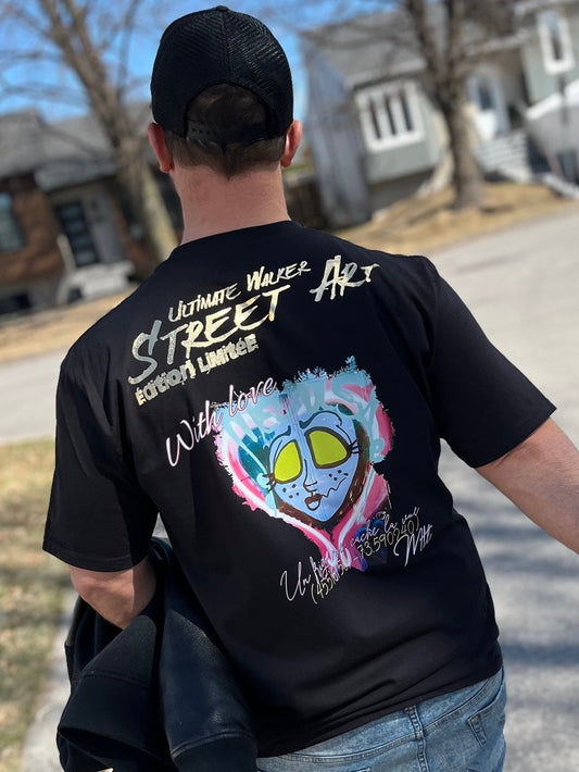 With Love / Chandail coton Biologique Ultimate walker Collection Street Art/250 Ultimate Walker inc.