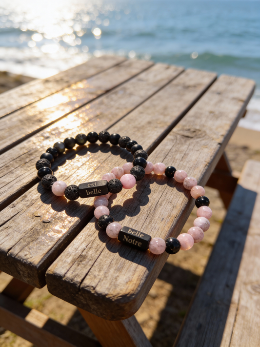 Duo de bracelets en pierres naturelles – Notre histoire est belle Ultimate Walker inc.